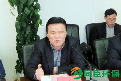 赵立明在签约仪式上讲话